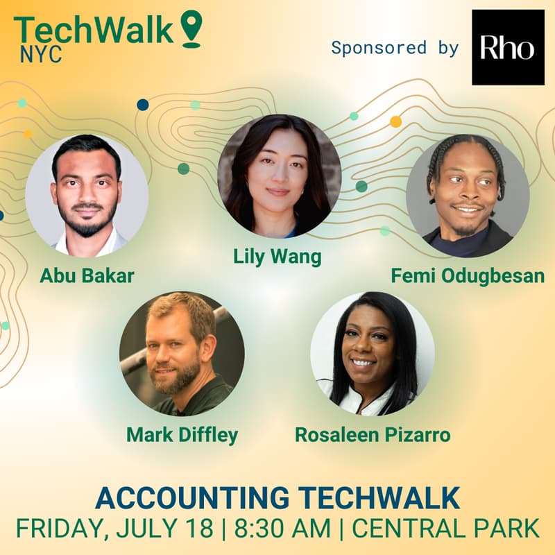 Cover Image for Accounting TechWalk | NYC, 7/18 | Sponsored by Rho