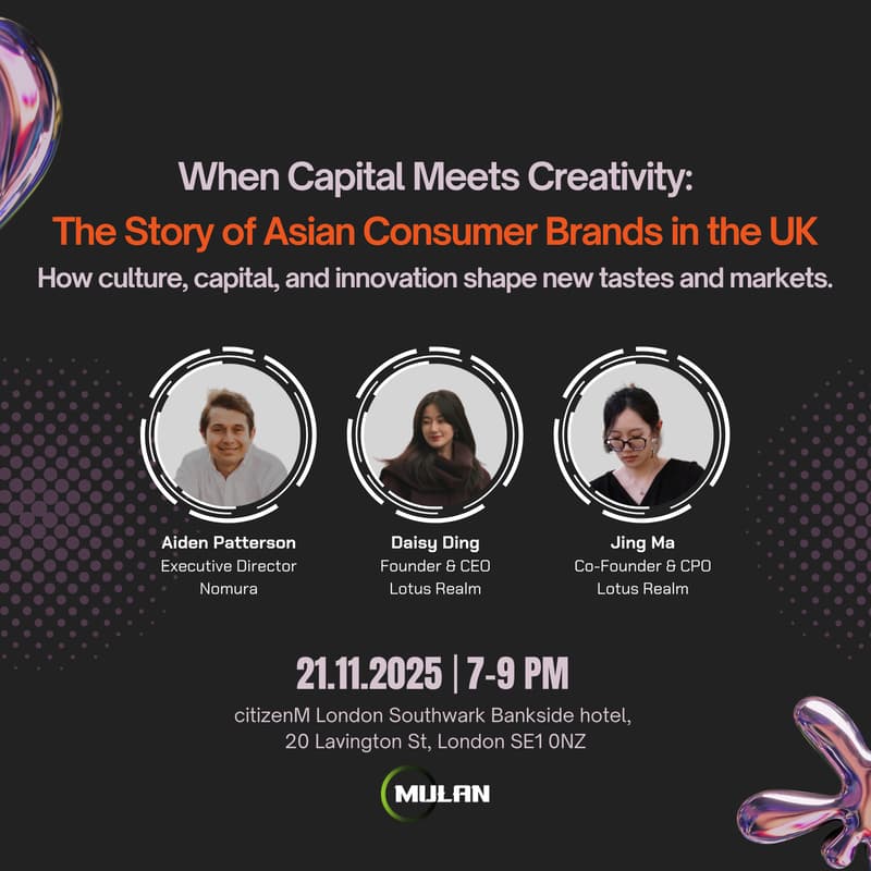 Cover Image for When Capital Meets Creativity: The Story of Asian Consumer Brands in the UK