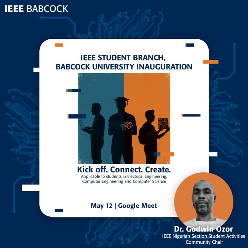 Cover Image for IEEE Student Branch, Babcock University Inauguration