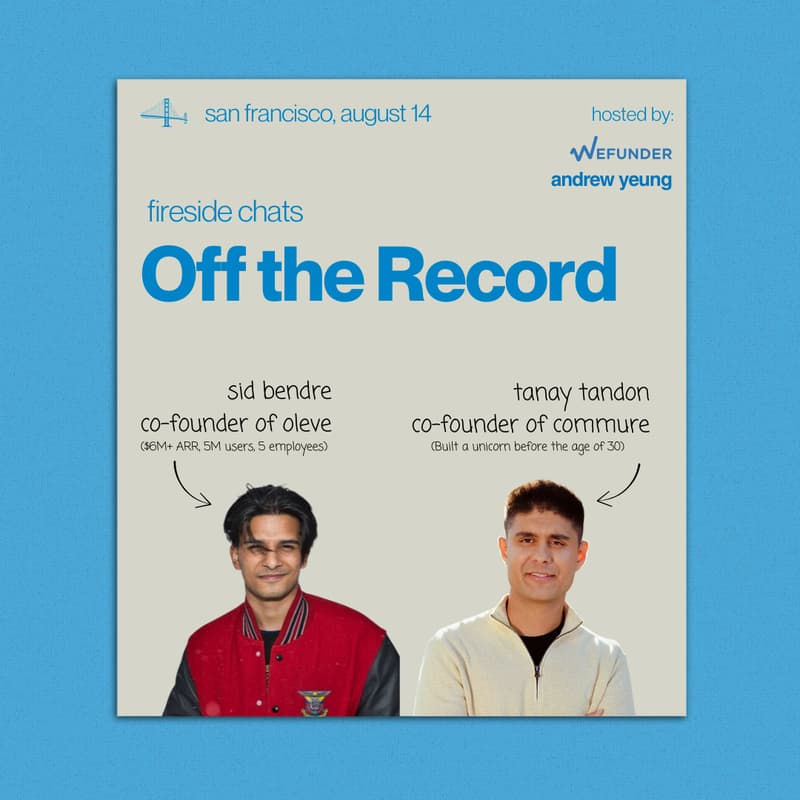 Cover Image for Off the Record with the ​Founders of Oleve & Commure