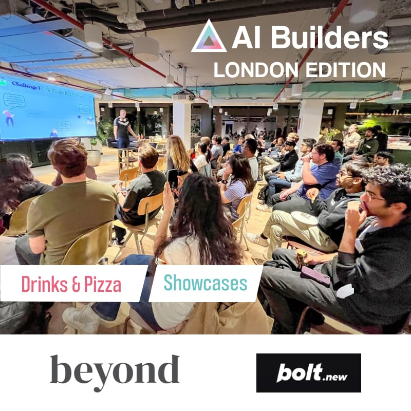 Cover Image for AI Builders London Old St. - Nov 20th