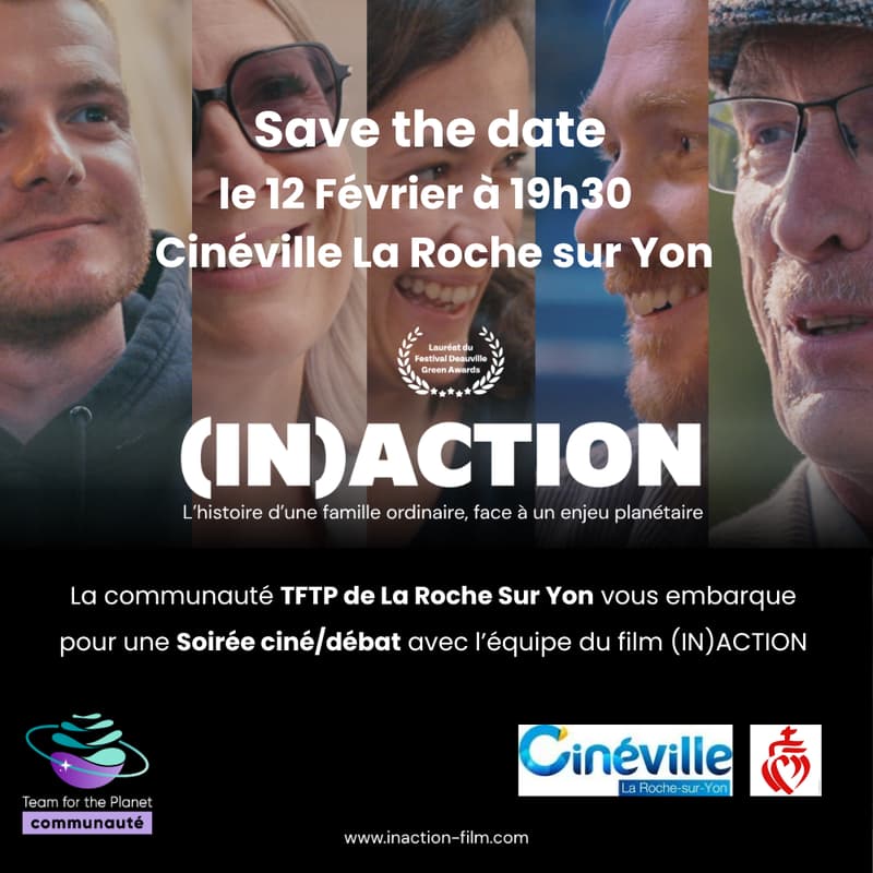 Cover Image for Ciné débat film (In)action (planète Nantes à La Roche sur Yon)