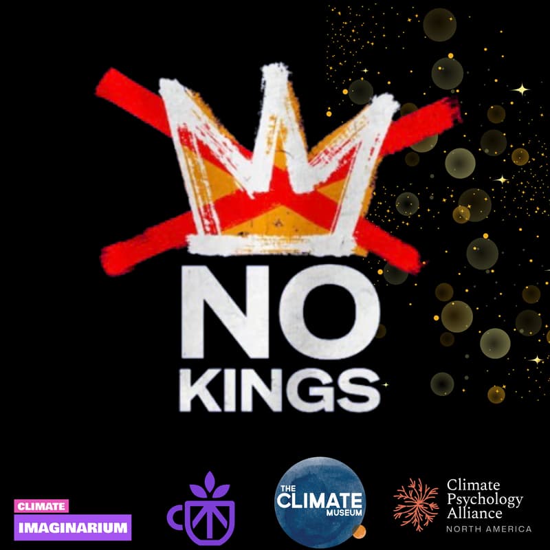 Cover Image for No Kings March with Climate Cafe NYC, Climate Psychology Alliance, and the Climate Museum