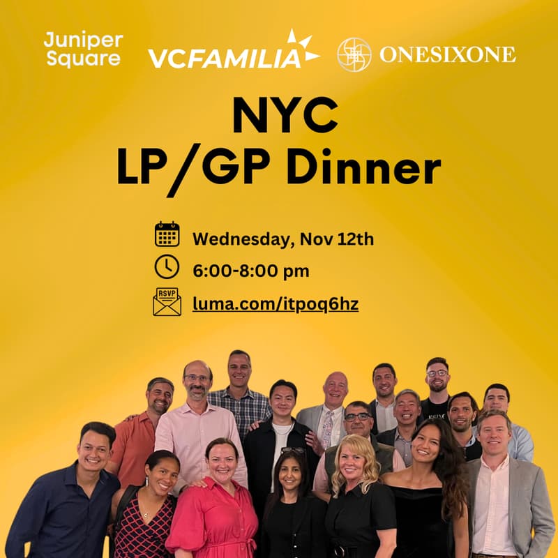 Cover Image for LP/GP Dinner NYC | Nov 12th