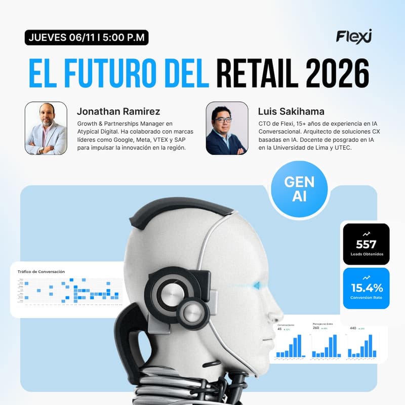 Cover Image for 🧠 Webinar: Gen AI — El Futuro del Retail 2026