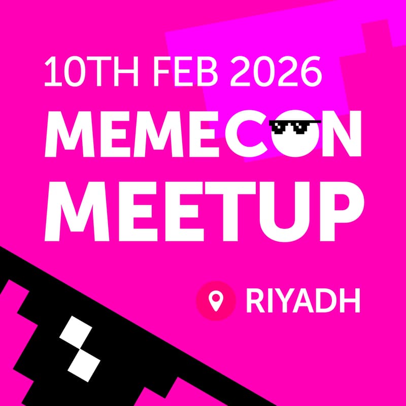Cover Image for MemeCon Meetup: Riyadh Edition