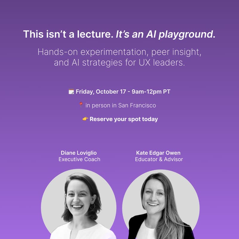 Cover Image for AI Playground for UX Leaders