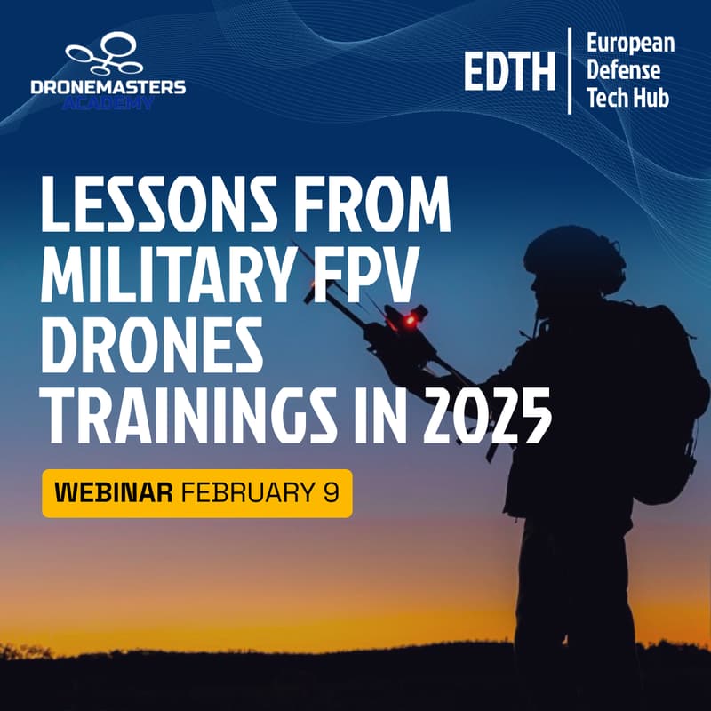 Cover Image for EDTH x DroneMasters Academy – Lessons Learned from Military FPV Drone Training in Europe in 2025