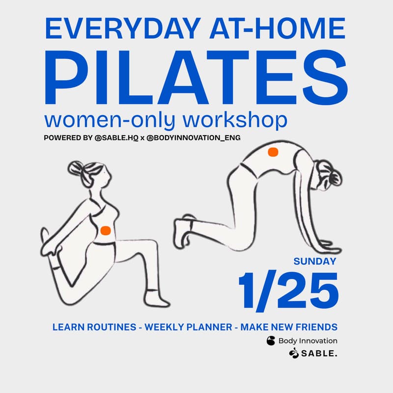 Cover Image for Everyday Pilates You Can Do at Home — SABLE. Workshop
