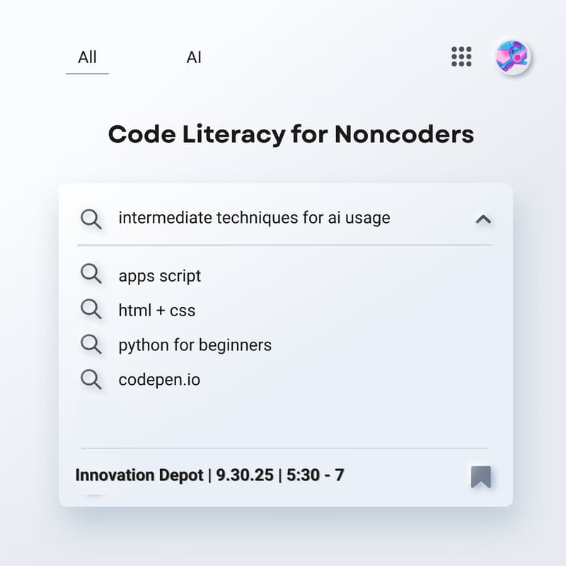 Cover Image for Code Literacy for Non-Coders