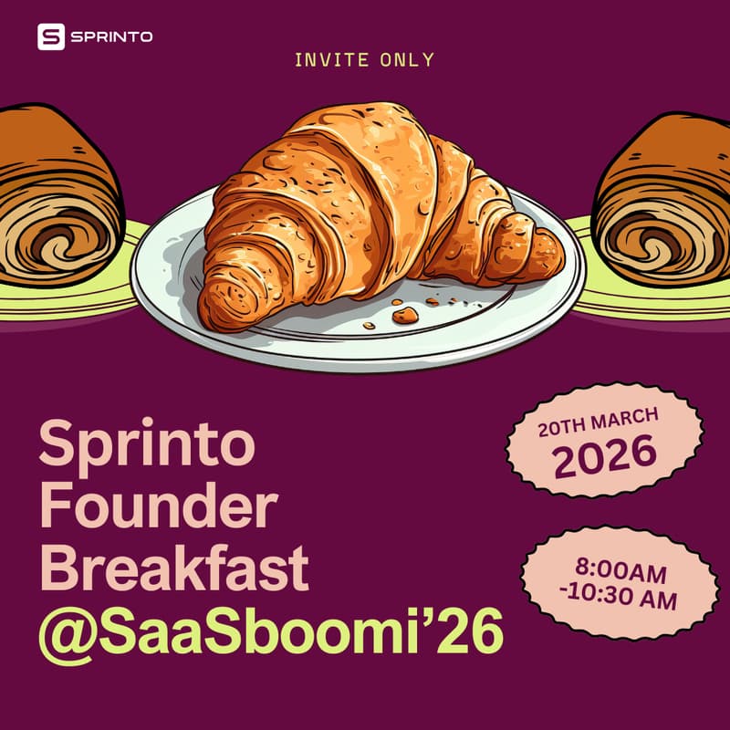 Cover Image for Founder Breakfast | B2B SaaS & AI @ SaaSboomi'26