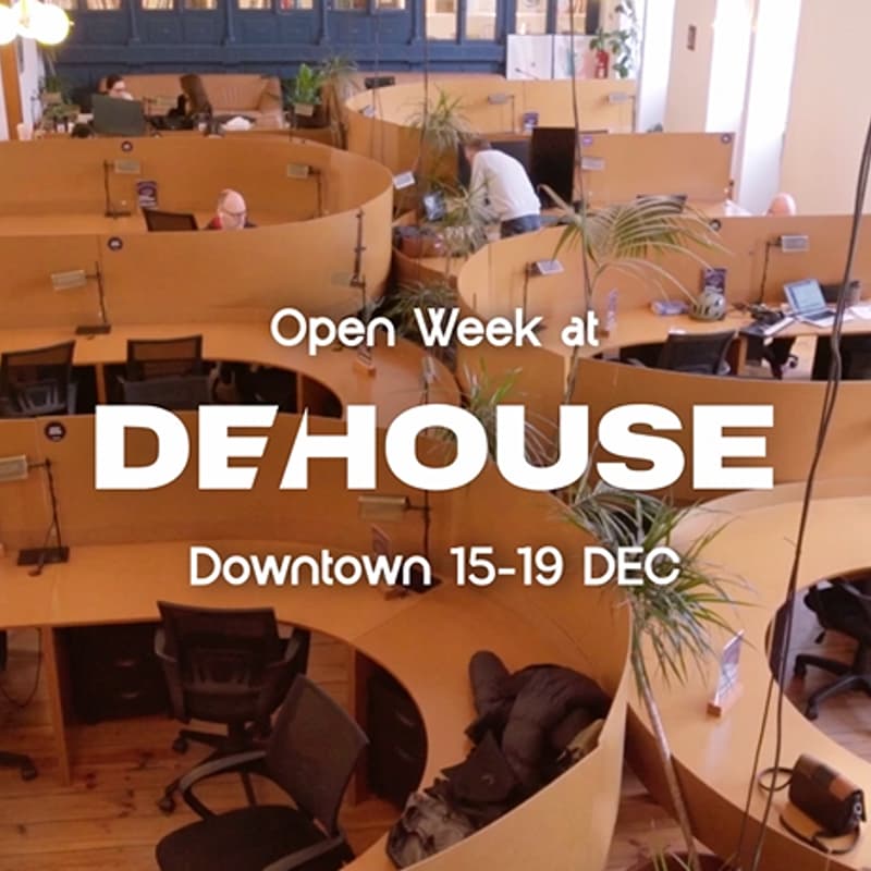 Cover Image for Open Week at DeHouse Downtown Cowork