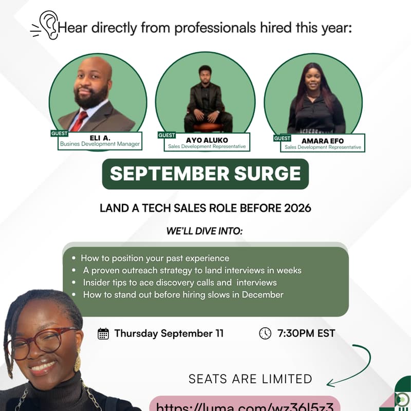 Cover Image for September Surge: Land Your Tech Sales Role Before Year-End