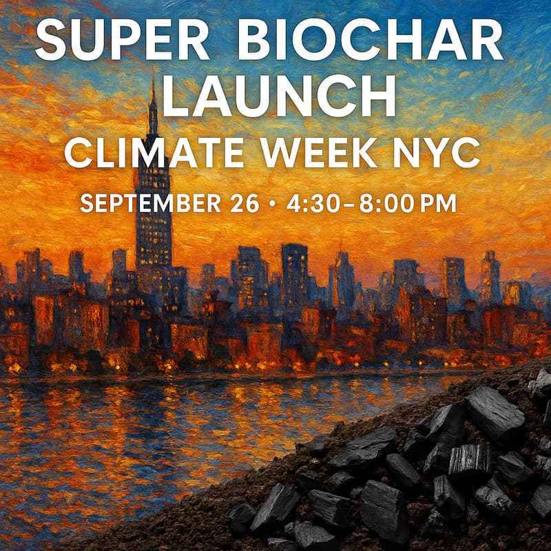 Cover Image for Super Biochar Launch