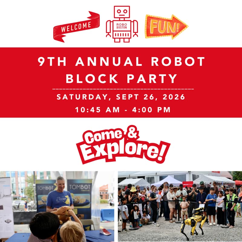 Cover Image for RoboBoston: 9th Annual Robot Block Party !