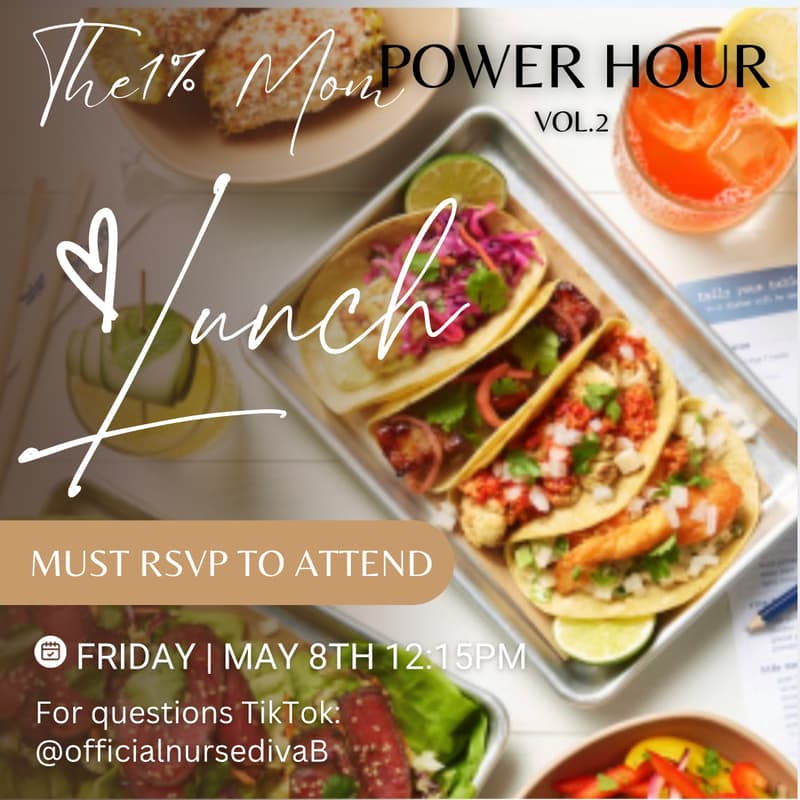 Cover Image for The 1% Mom: Power Hour Lunch (Vol. 2) 🕊️