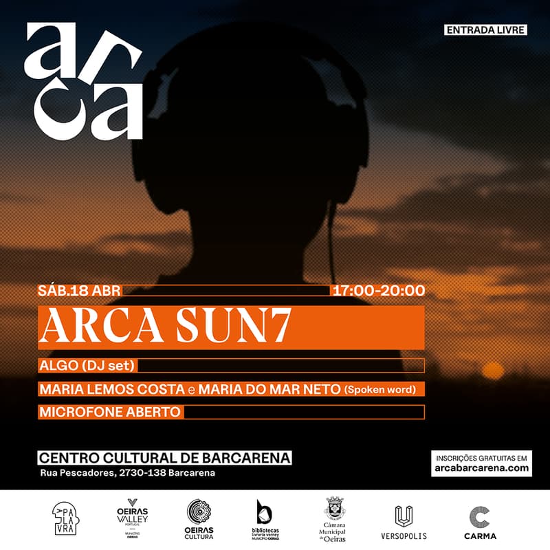 Cover Image for ARCA SUN7 com DJ ALGO, Maria do Mar Neto e Maria Lemos Costa