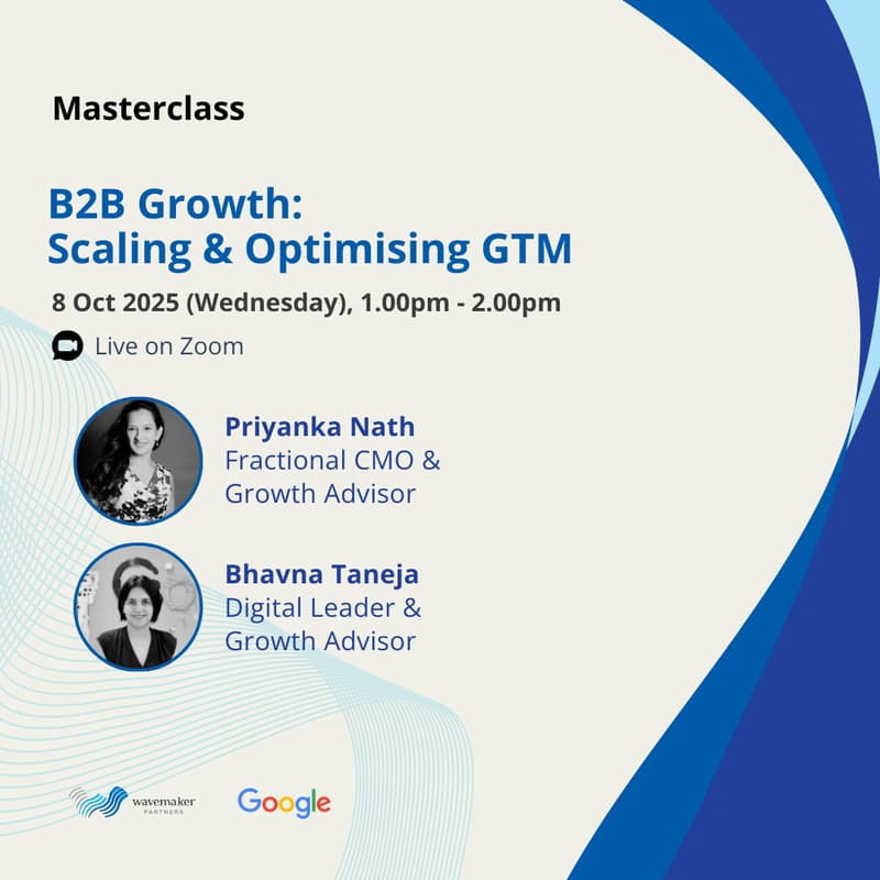 Cover Image for Masterclass on B2B Growth - Scaling & Optimising GTM