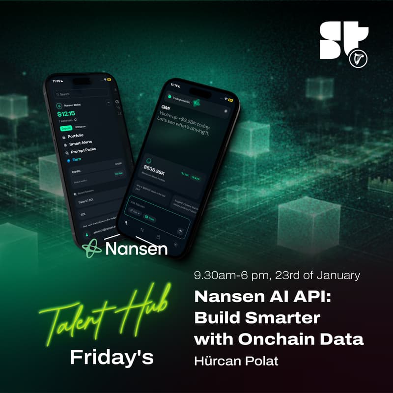 Cover Image for Talent Hub Friday | Build Smarter with  Onchain Data | with Hürcan Polat