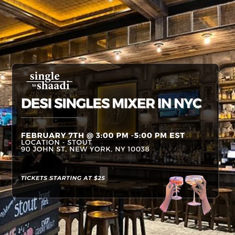 Cover Image for Desi Singles Mixer in NYC