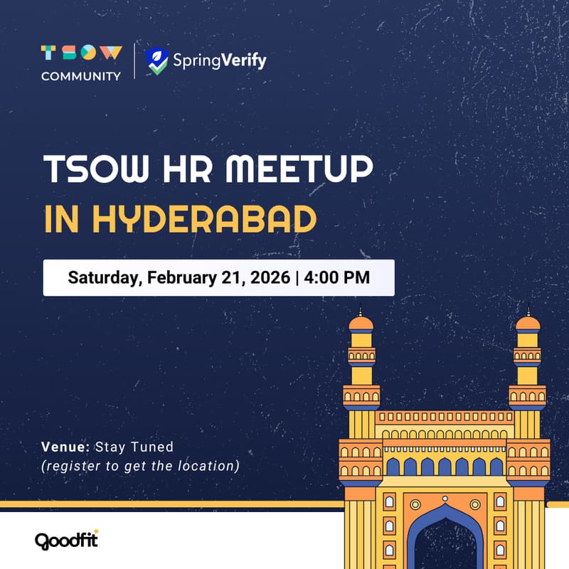 Cover Image for TSOW HR Meetup in Hyderabad