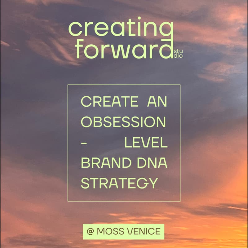 Cover Image for brand workshop: create an obsession-level brand + marketing strategy
