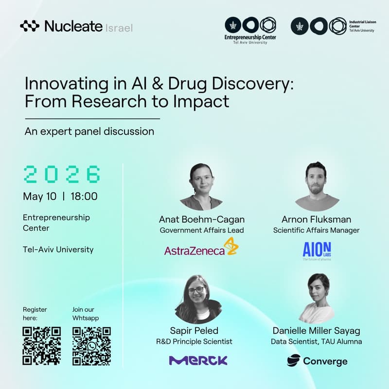 Cover Image for Nucleate TAU - Innovating in AI & Drug Discovery: From Research to Impact