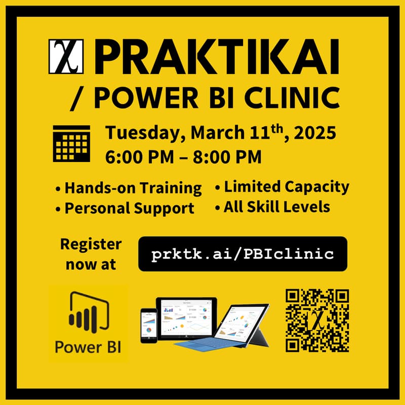 Cover Image for PRAKTIKAI POWER BI CLINIC