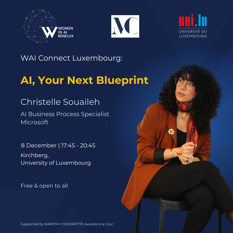 Cover Image for WAI Connect Luxembourg: AI, Your Next Blueprint