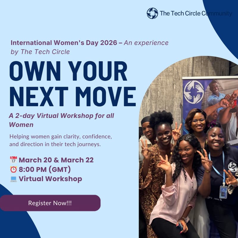 Cover Image for IWD Virtual Workshop - Own Your Next Move