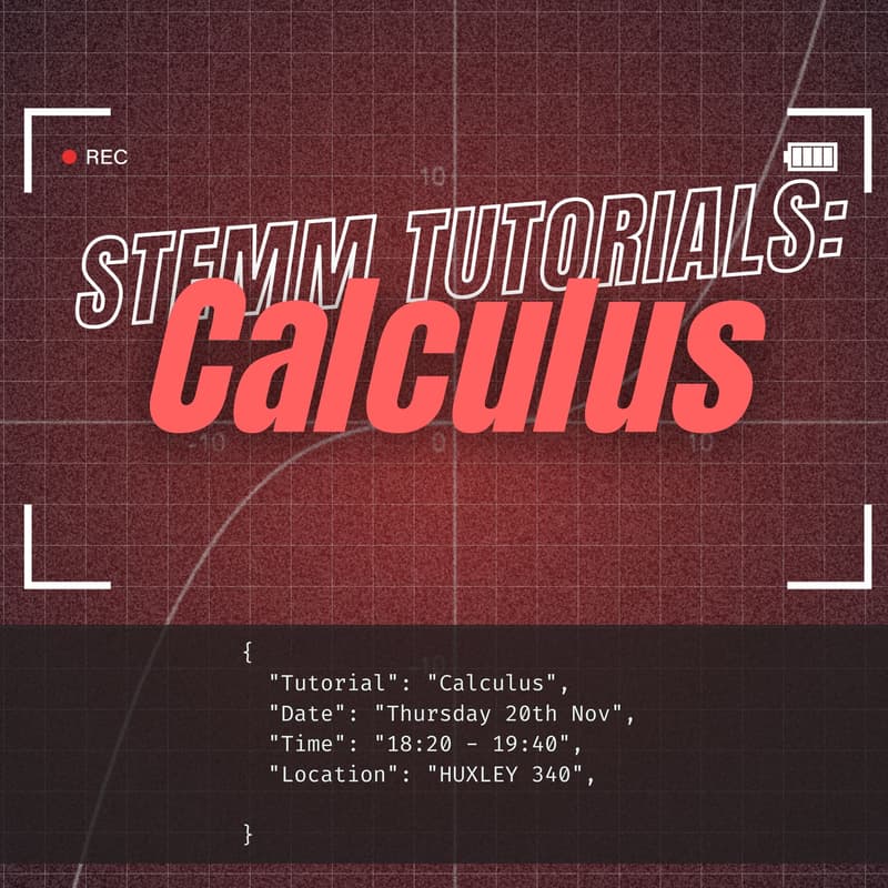 Cover Image for STEMM Tutorials: Calculus