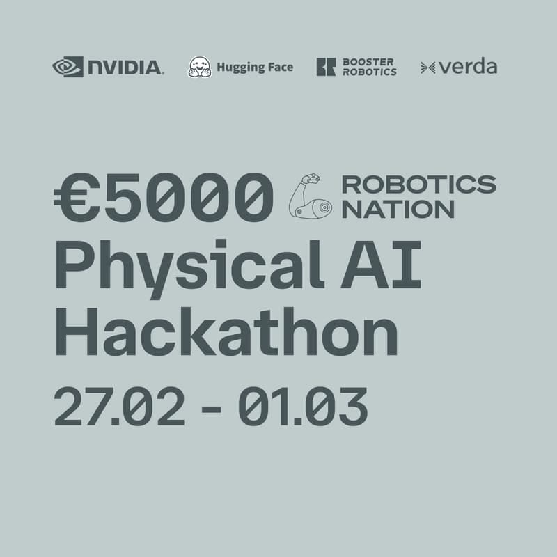 Cover Image for The Physical AI Hackathon by Robotics Nation