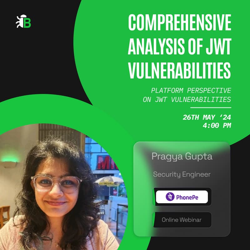 Cover Image for BugBase Webinar: Comprehensive Analysis of JWT Vulnerabilites