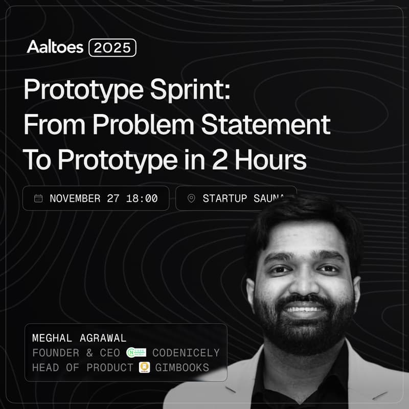 Cover Image for Prototype Sprint: From Problem Statement To Prototype in 2 Hours