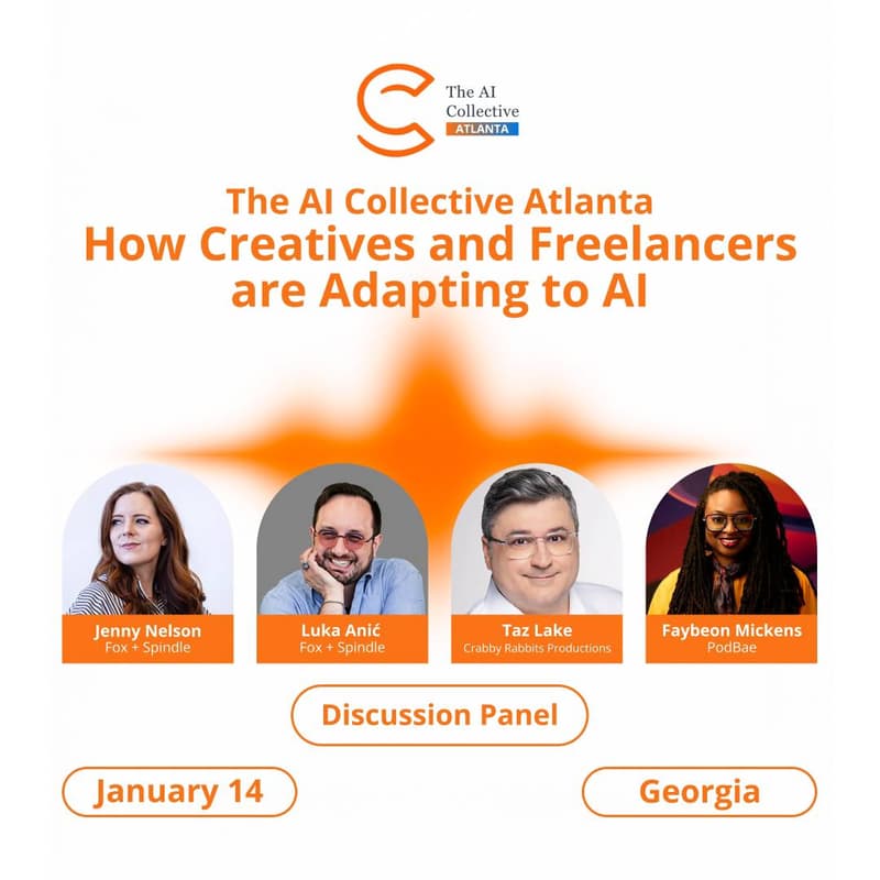 Cover Image for 🧠 The AI Collective ATL | How Creatives and Freelancers are Adapting to AI