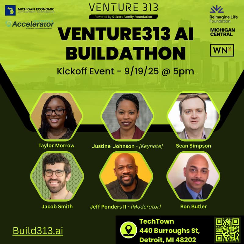 Cover Image for Venture 313 AI Buildathon Kickoff