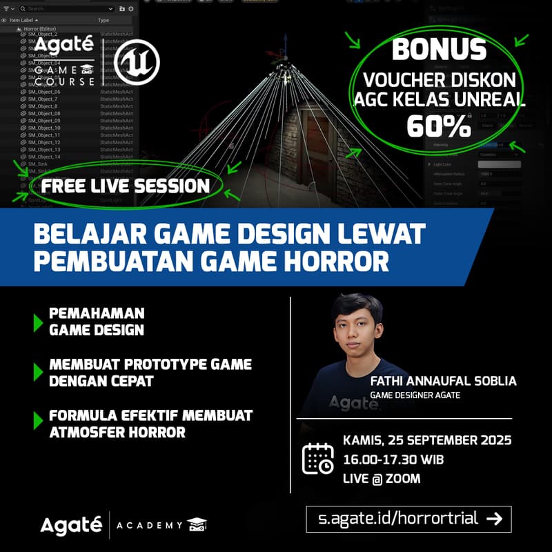 Cover Image for Buat Game Horror Tanpa Coding di Unreal