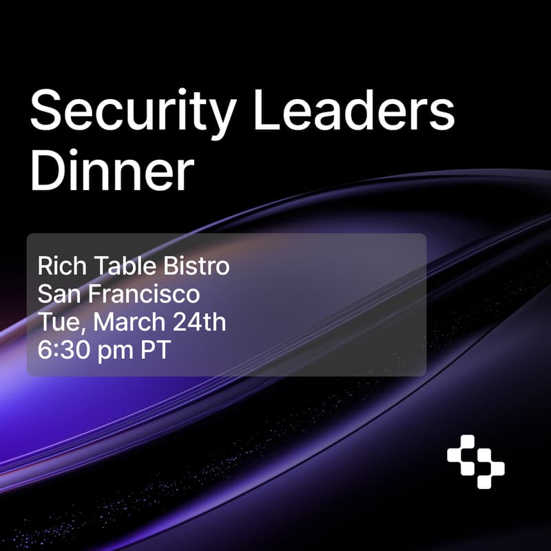 Cover Image for Accel & depthfirst: Security Leaders Dinner