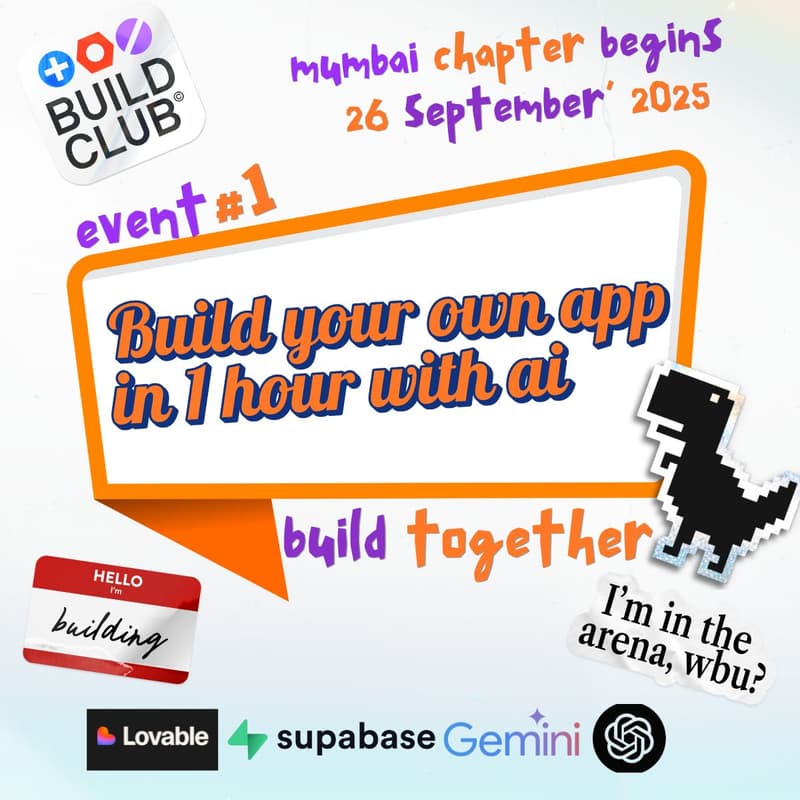 Cover Image for Mumbai | #1 Contextual Vibe Coding | Build an App in 1 Hour.