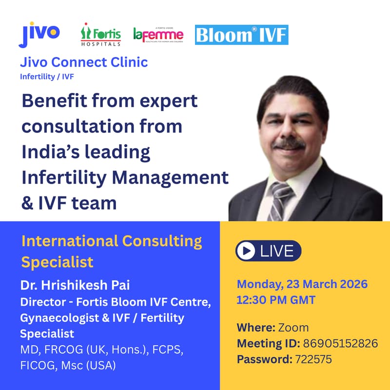 Cover Image for Jivo Connect Clinic - Infertility / IVF