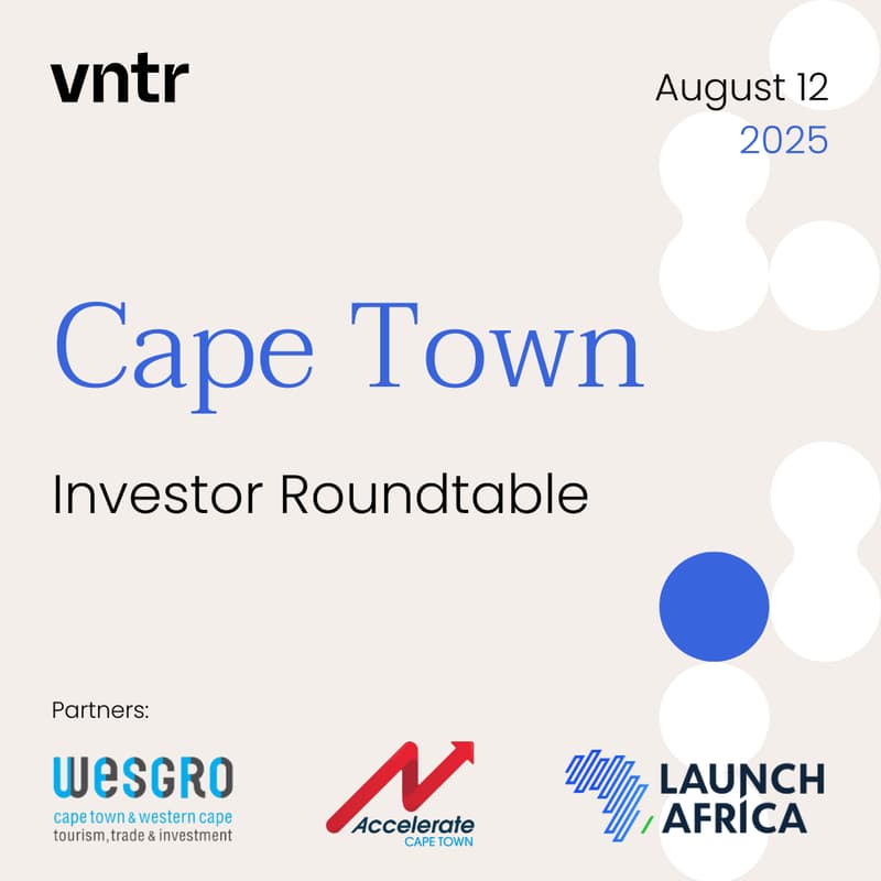Cover Image for VNTR Investor Roundtable Cape Town