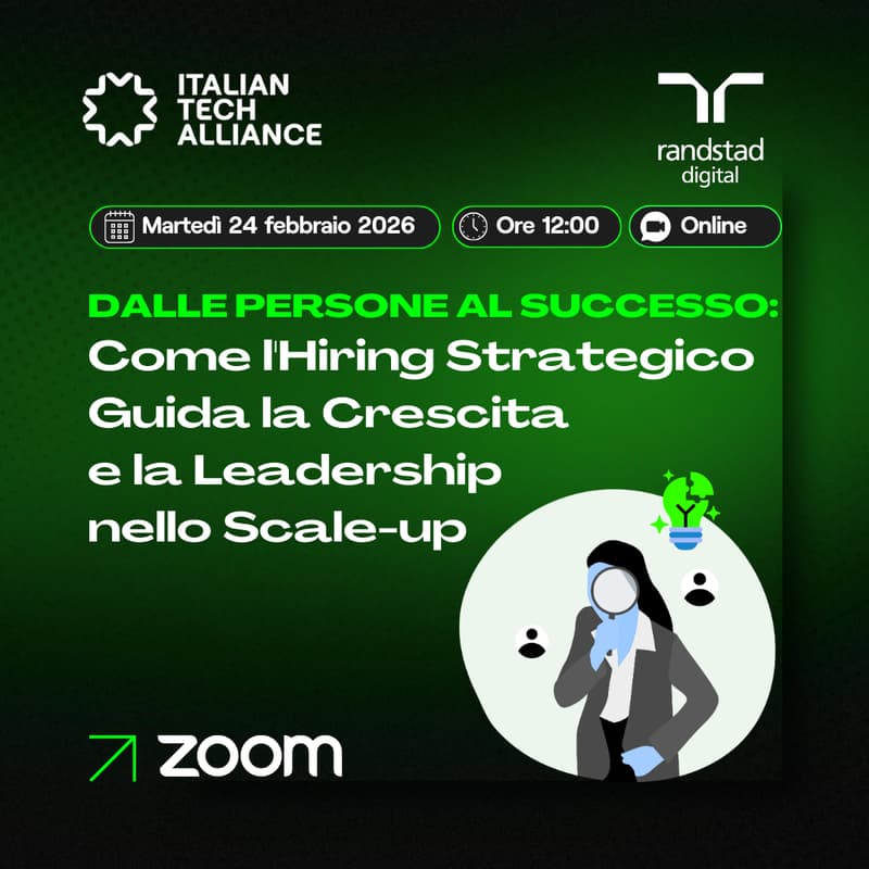 Cover Image for Dalle Persone al Successo: Come l'Hiring Strategico Guida la Crescita e la Leadership nello Scale-up | Randstad Digital