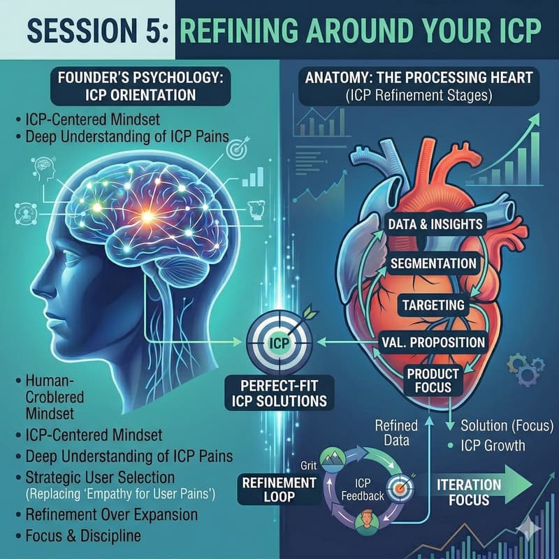 Cover Image for The Psychology and Anatomy of a Start-Up: Session 5 - Refining Around Your ICP