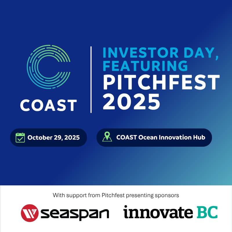 Cover Image for Investor Day, featuring COAST Pitchfest 2025