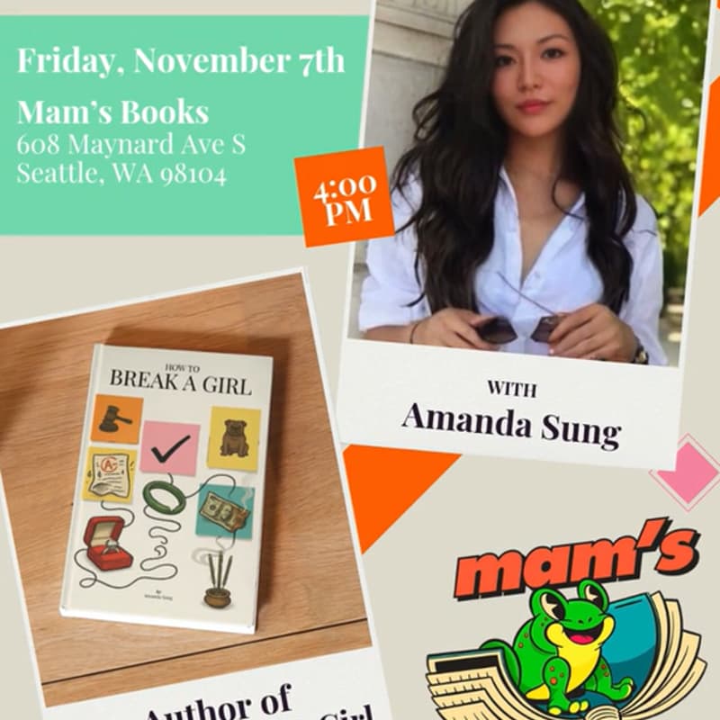 Cover Image for Be the Envy: Amanda Sung's Debut Book Tour at Mam's Books