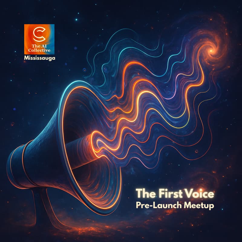 Cover Image for 🧠 The AI Collective Mississauga | The First Voice | Pre-Launch Collab