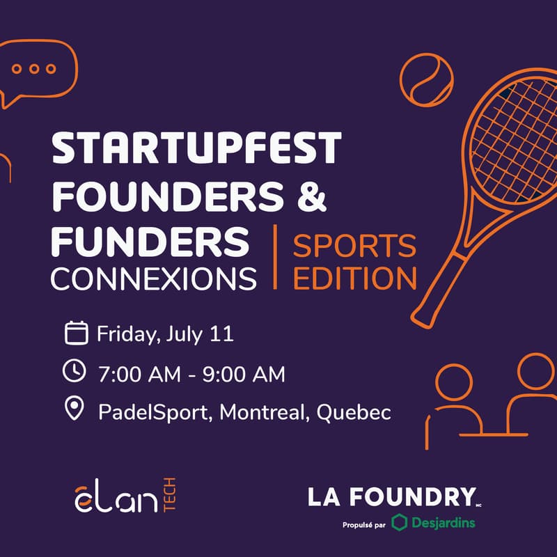 Cover Image for Startupfest Founders & Funders Connexions | Sports edition