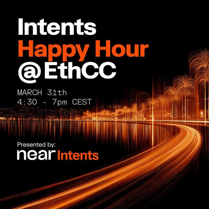 Cover Image for NEAR Intents Happy Hour @ EthCC