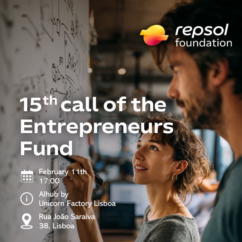 Cover Image for 15th call of Entrepreneurs Fund by Repsol Foundation
