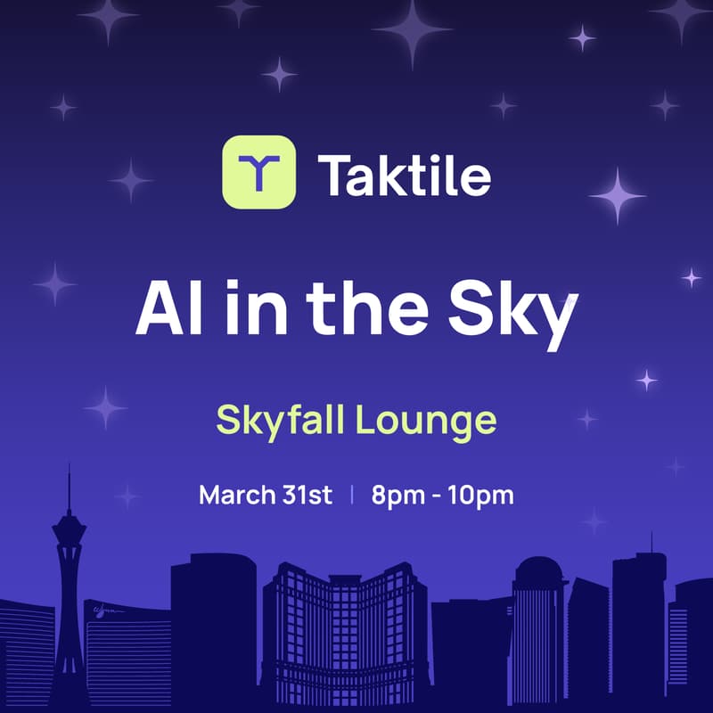 Cover Image for AI in the Sky with Taktile